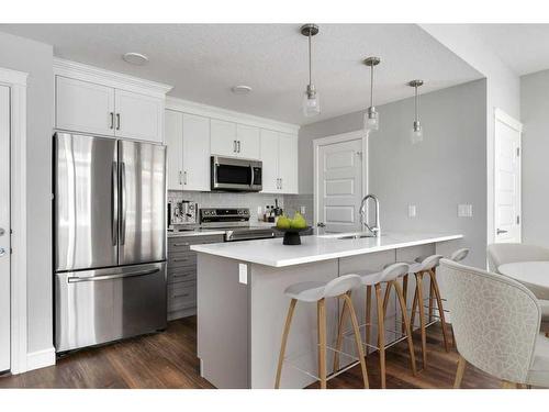 3103-410 Seton Passage Se, Calgary, AB - Indoor Photo Showing Kitchen With Upgraded Kitchen