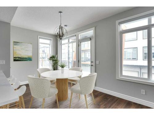 3103-410 Seton Passage Se, Calgary, AB - Indoor Photo Showing Dining Room