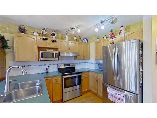 115 Coral Springs Circle Ne, Calgary, AB - Indoor Photo Showing Kitchen With Double Sink