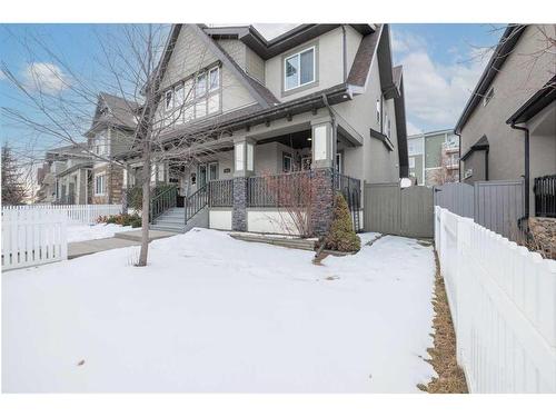 2260 Mahogany Boulevard Se, Calgary, AB - Outdoor With Deck Patio Veranda With Facade