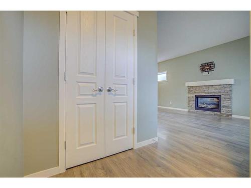 2260 Mahogany Boulevard Se, Calgary, AB - Indoor With Fireplace