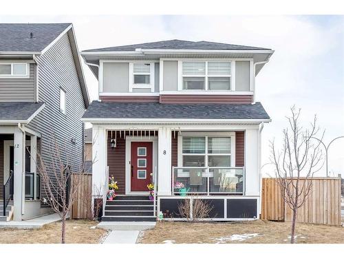 8 Corner Meadows Gate Ne, Calgary, AB - Outdoor With Facade