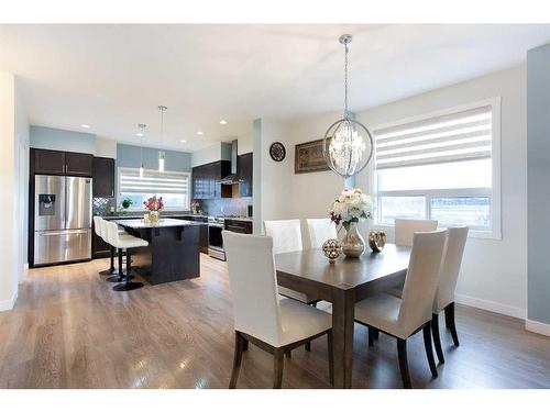 8 Corner Meadows Gate Ne, Calgary, AB - Indoor Photo Showing Dining Room