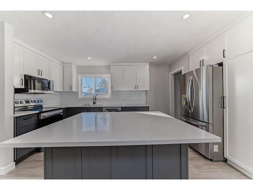 63 Fenton Road Se, Calgary, AB - Indoor Photo Showing Kitchen With Stainless Steel Kitchen With Upgraded Kitchen