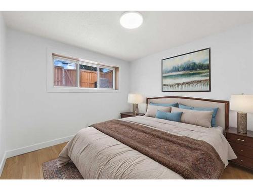 10816 Sacramento Drive Sw, Calgary, AB - Indoor Photo Showing Bedroom