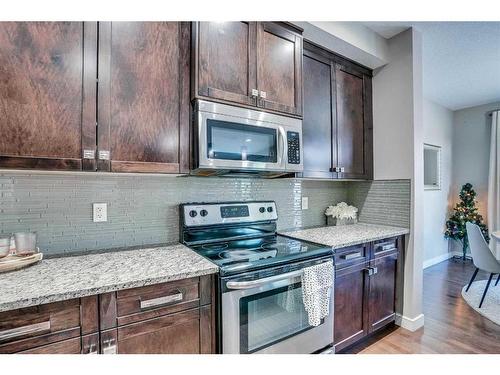 54 Redstone Mews Ne, Calgary, AB - Indoor Photo Showing Kitchen With Upgraded Kitchen