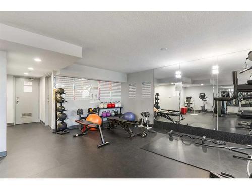 514-9800 Horton Road Sw, Calgary, AB - Indoor Photo Showing Gym Room