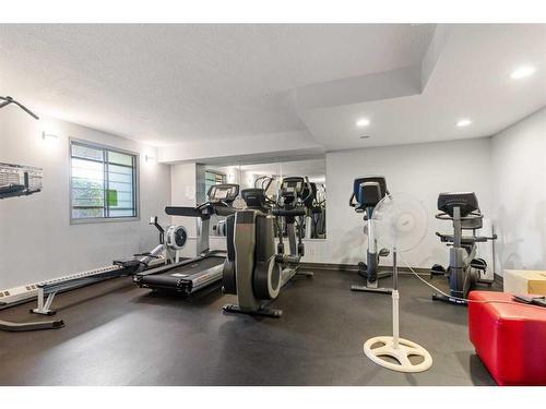 514-9800 Horton Road Sw, Calgary, AB - Indoor Photo Showing Gym Room