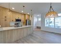 160 Cobblestone Gate, Airdrie, AB  - Indoor Photo Showing Kitchen With Upgraded Kitchen 