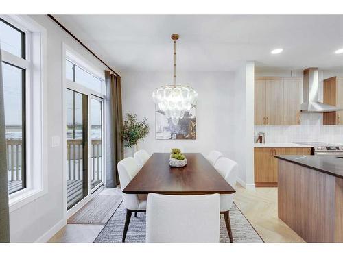 104 Sundown Crescent, Cochrane, AB - Indoor Photo Showing Dining Room