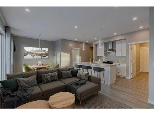 180 Magnolia Terrace Se, Calgary, AB - Indoor Photo Showing Living Room