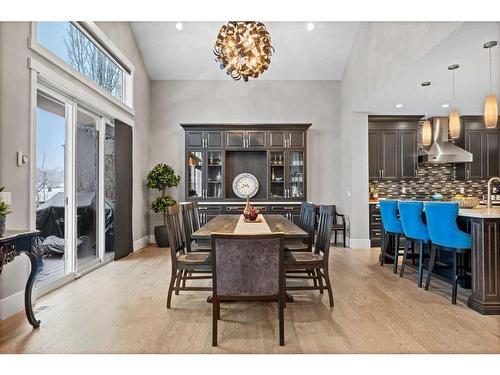 201 Stonemere Bay, Chestermere, AB - Indoor Photo Showing Dining Room