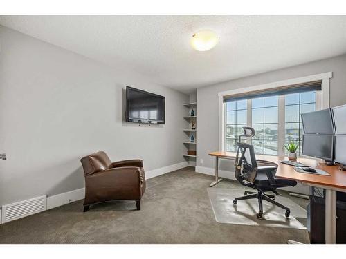 201 Stonemere Bay, Chestermere, AB - Indoor Photo Showing Office