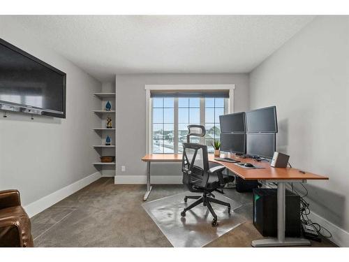 201 Stonemere Bay, Chestermere, AB - Indoor Photo Showing Office