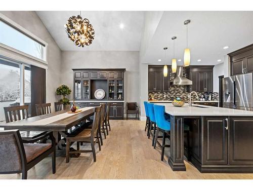 201 Stonemere Bay, Chestermere, AB - Indoor Photo Showing Dining Room