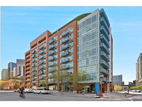 908-205 Riverfront Avenue Sw, Calgary, AB - Outdoor With Balcony With Facade