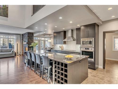 163 Cranarch Circle Se, Calgary, AB - Indoor Photo Showing Kitchen With Upgraded Kitchen