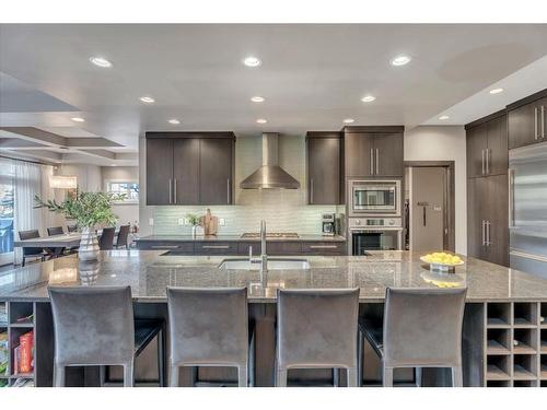 163 Cranarch Circle Se, Calgary, AB - Indoor Photo Showing Kitchen With Upgraded Kitchen