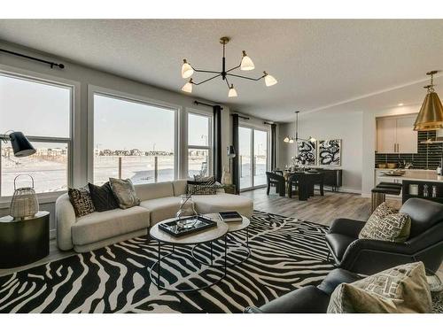 66 Ranchers View East, Okotoks, AB - Indoor Photo Showing Living Room