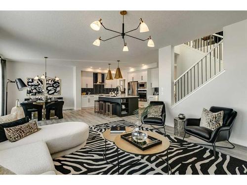 66 Ranchers View East, Okotoks, AB - Indoor Photo Showing Living Room