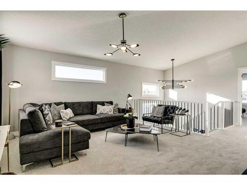 66 Ranchers View East, Okotoks, AB - Indoor Photo Showing Living Room