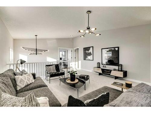 66 Ranchers View East, Okotoks, AB - Indoor Photo Showing Living Room