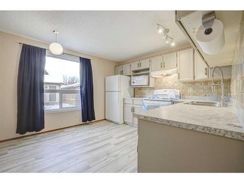 162 Pinemeadow Road Ne, Calgary, AB - Indoor Photo Showing Kitchen With Double Sink