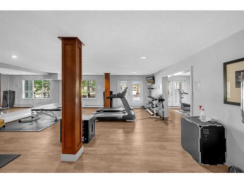 312-35 Richard Court Sw, Calgary, AB - Indoor Photo Showing Gym Room