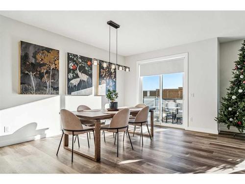 66 Precedence View, Cochrane, AB - Indoor Photo Showing Dining Room