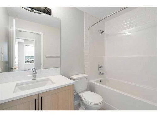 1406-42 Cranbrook Gardens Se, Calgary, AB - Indoor Photo Showing Bathroom