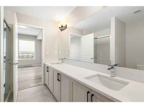 1406-42 Cranbrook Gardens Se, Calgary, AB - Indoor Photo Showing Bathroom