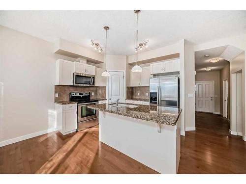 54 Sage Hill Common Nw, Calgary, AB - Indoor Photo Showing Kitchen With Upgraded Kitchen