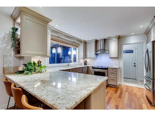 267 Ranch Estates Drive Nw, Calgary, AB - Indoor Photo Showing Kitchen With Upgraded Kitchen