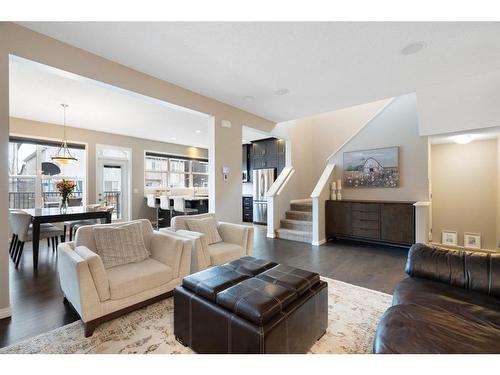 289 Auburn Meadows Boulevard Se, Calgary, AB - Indoor Photo Showing Living Room