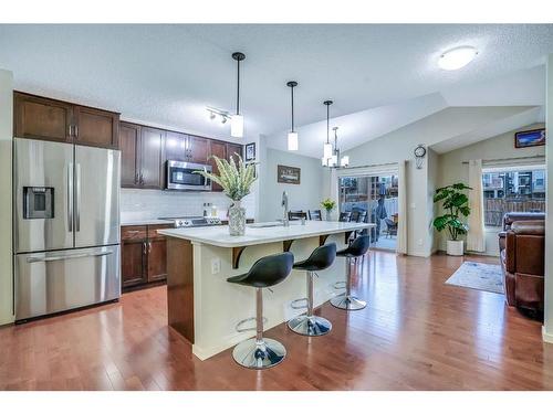 15 Sage Bank Road, Calgary, AB - Indoor Photo Showing Kitchen With Upgraded Kitchen