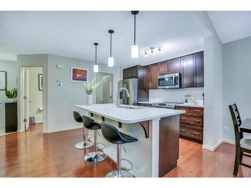 15 Sage Bank Road, Calgary, AB - Indoor Photo Showing Kitchen With Upgraded Kitchen