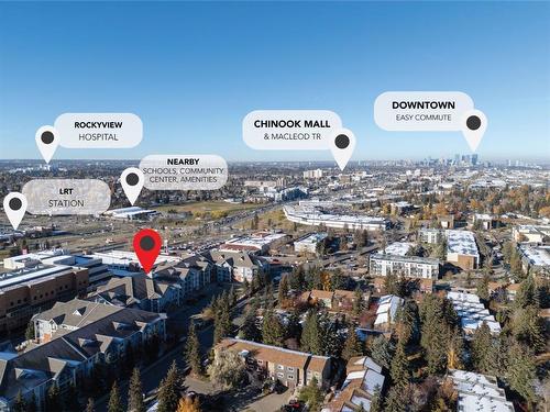 210-8535 Bonaventure Drive Se, Calgary, AB - Outdoor With View