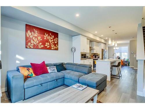 1324 Sage Hill Grove Nw, Calgary, AB - Indoor Photo Showing Living Room