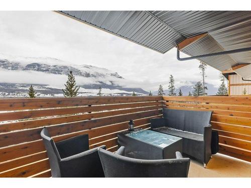 215 Riva Heights, Canmore, AB - Outdoor With Deck Patio Veranda