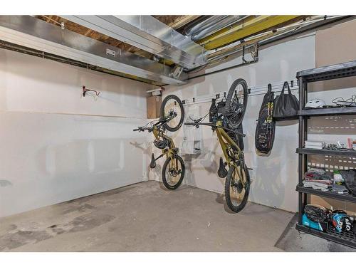 215 Riva Heights, Canmore, AB - Indoor Photo Showing Garage