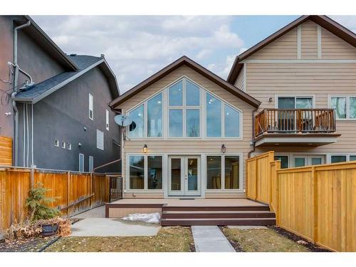 1721B 1 Avenue Nw, Calgary, AB - Outdoor With Deck Patio Veranda