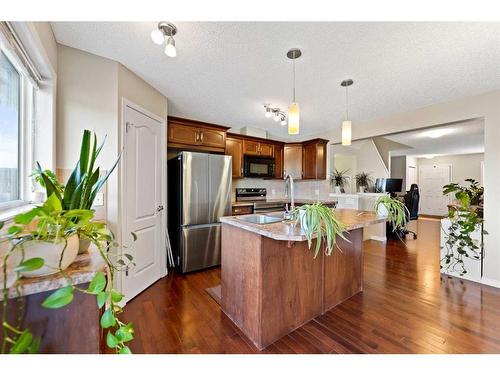 241 Elgin Meadows Park Se, Calgary, AB - Indoor Photo Showing Kitchen With Stainless Steel Kitchen