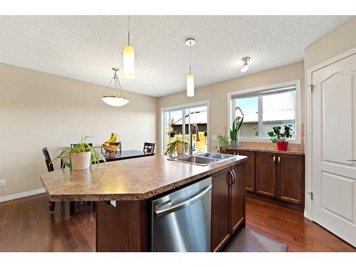 241 Elgin Meadows Park Se, Calgary, AB - Indoor Photo Showing Kitchen With Double Sink