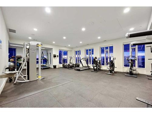 2104-901 10 Avenue Sw, Calgary, AB - Indoor Photo Showing Gym Room