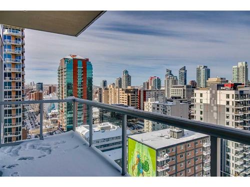 1505-1500 7 Street Sw, Calgary, AB - Outdoor With Balcony With View