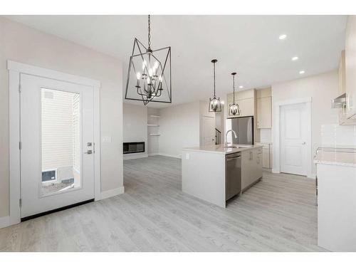 494 Clydesdale Way, Cochrane, AB - Indoor Photo Showing Kitchen