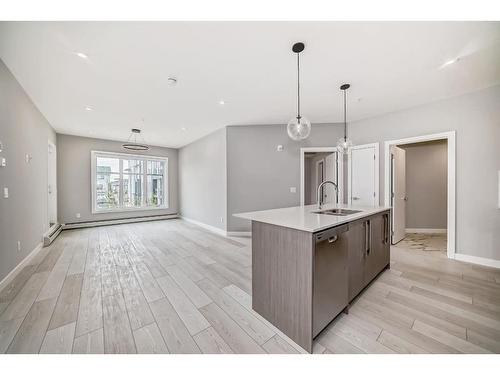 2210-681 Savanna Boulevard Ne, Calgary, AB - Indoor Photo Showing Kitchen With Upgraded Kitchen