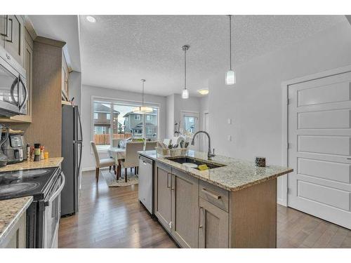 226 Saddlelake Terrace Ne, Calgary, AB - Indoor Photo Showing Kitchen With Upgraded Kitchen