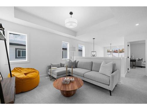 216 Crimson Ridge Place Nw, Calgary, AB - Indoor Photo Showing Living Room