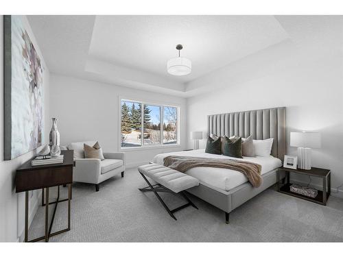 216 Crimson Ridge Place Nw, Calgary, AB - Indoor Photo Showing Bedroom